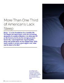 More Than One Third of American's Lack Sleep