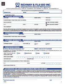 Distributor Application Form